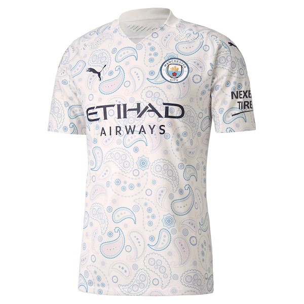 Tailandia Camiseta Manchester City 3ª 2020/21 Blanco